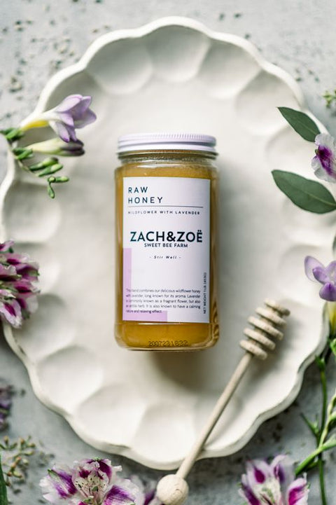 Zac and Zoe Raw Honey Wildflower - Lavender