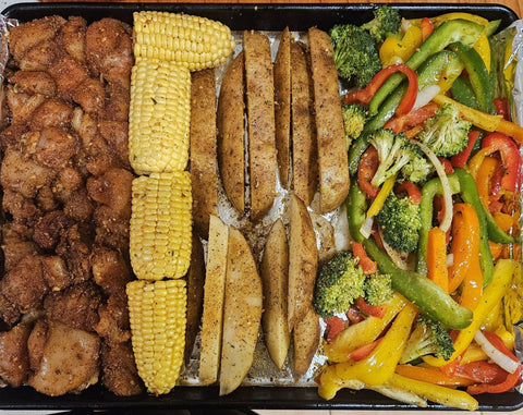 Chicken Fajita with Corn and Potatoes